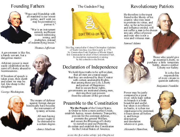 founding fathers quotes. Ancestor worship aside, this set of quotes from Jefferson and company is 